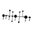 thumbnail image 3 of Perchero de pared portátil multiusos para colgar detrás de la puerta, para puerta grande y negro, 3 of 9