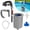 Gray, variant on Venoro Pool Surface Skimmer Above Ground - Wall Mount Debris Cleaner Adjustable Clip