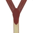 thumbnail image 3 of SuspenderStore Handcrafted Chain Stitch Leather Suspenders - 1.5-In Wide - Trigger Snap, 3 of 6