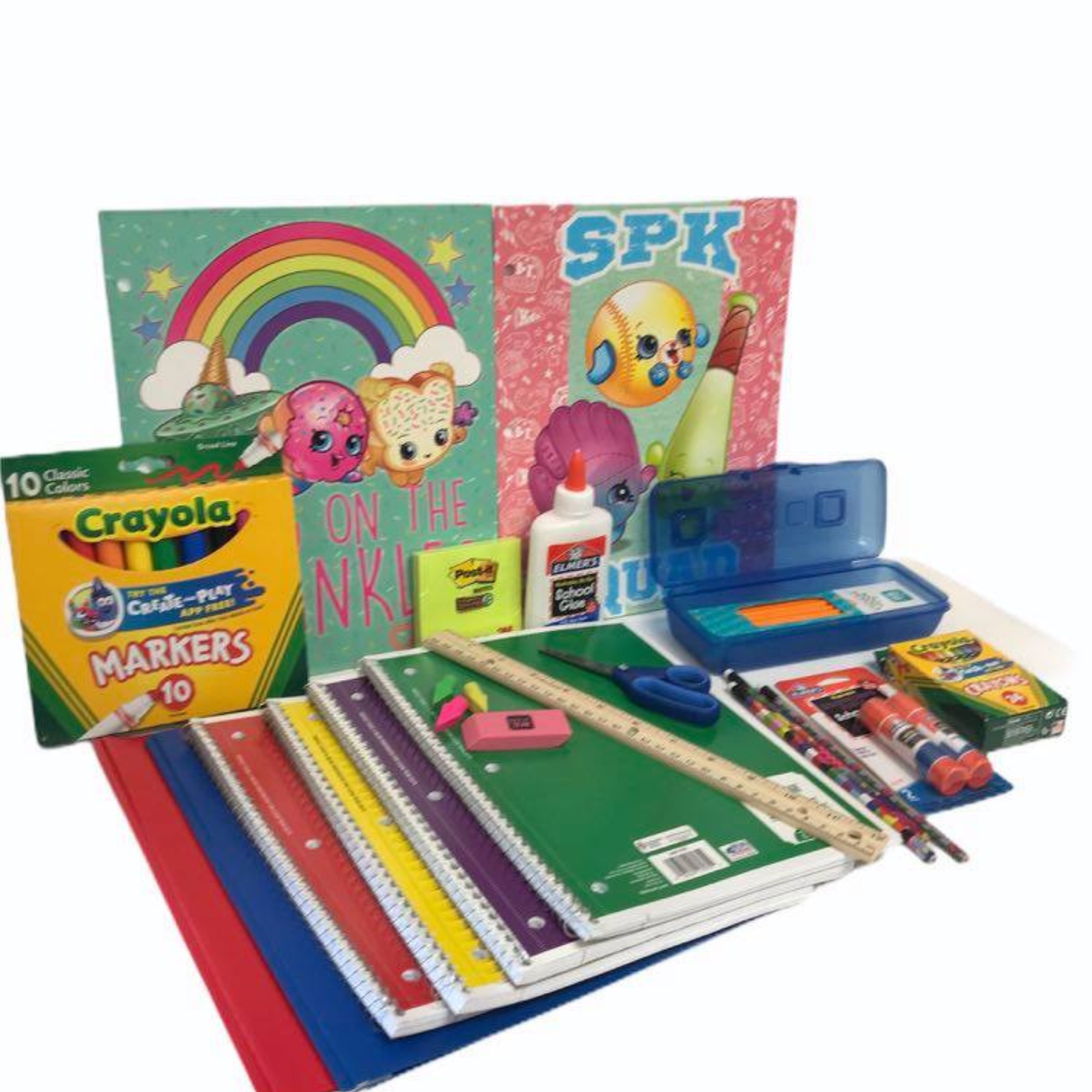 Back to School Supplies Bundle Basket - Elementary, Middle & High