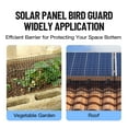thumbnail image 5 of Garvee 6 inch x50ft Solar Panel Bird Guard,Critter Guard Roll Kit w/ 50Pcs Stainless Steel Fasteners,Glove,Scissors,Black, 5 of 7