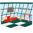 thumbnail image 2 of HUGFEGWE 1/12 Scale Backdrop Show Display Organizer Collection Diorama for Action Figures , Style B CA919-149752, 2 of 7
