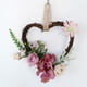 thumbnail image 3 of Corona floral rústica, corona de flores, corona de puerta, corona de pared, corona decorativa, Rosa empolvado, 3 of 7