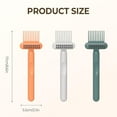 thumbnail image 2 of 2-in-1 Comb Cleaner with Pick and Bristles,Portable Hair Brush Cleaner, Hair Brush Cleaner Tool, Hairbrush Cleaner Tool, Hairbrush Cleaner Tool Rake Salon Travel Use,White 1Pcs, 2 of 7
