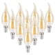 thumbnail image 2 of Bombillas De Vela De Filamento Bombillas LED Para Lámpara De Araña, 10 Piezas Bombillas De Vela De Filamento 2700 K Cálido Para Lámpara De Araña Apliques De Pared Para, 2 of 7