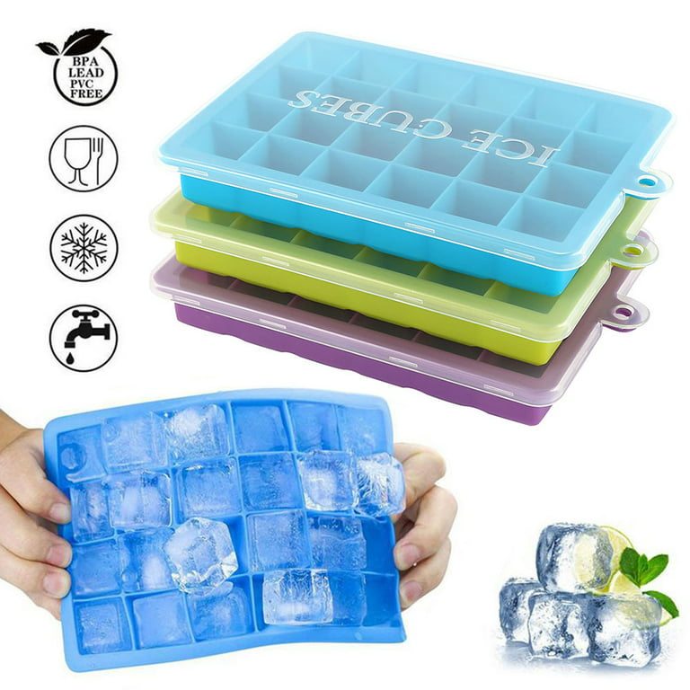 Ice Cube Trays 2 Pack, Morfone Silicone Round Ice Ball Molds