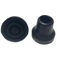 thumbnail image 1 of Rubbers Tips 2 Pieces Non-Slip Rubber Ferrules 14mm/16mm/19mm/22mm/28mm Replacement for Walking Stick Round Base Black 14MM, 1 of 6