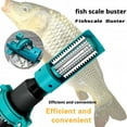 thumbnail image 3 of Fish Scaler Remover, Electric Fish Scaler Tools, Professional Fishes Descaler Tool, Waterproof Easily Remove Fishscales Without Fuss for Chef, Home Cooks, Cleaning Tools, 3 of 8