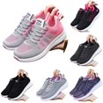 thumbnail image 6 of NOKIO Women's Soft Sole Running Shose With Breathable Mesh Lightweight Walking Sneakers Fashion Casual Knit Tennis Shoes Comfortable Non-S𝗅ip Athlet𝗂c Shoes for Daily Fitness Workout Training, 6 of 6