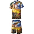 thumbnail image 2 of Kids Goosebumps Short Sleeve T-Shirt And Shorts Outfit Set Athletic Mesh Shorts Set for Boys, 2 of 7