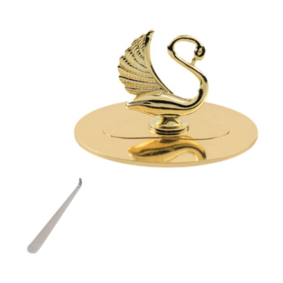Tapa de vela, accesorio para velas, resistente al viento, para sala de estar Cisne alto 49cm