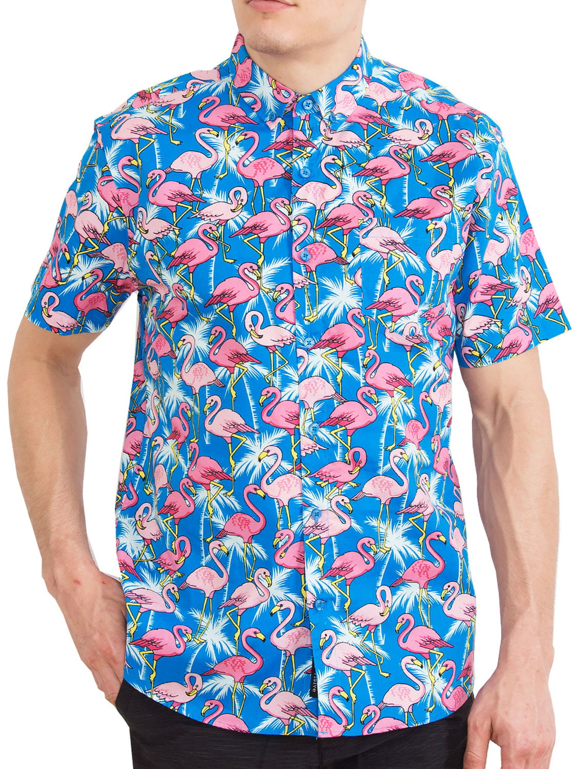Visive - Hawaiian Shirt For Mens | Short Sleeve Button Up Down Tropical ...