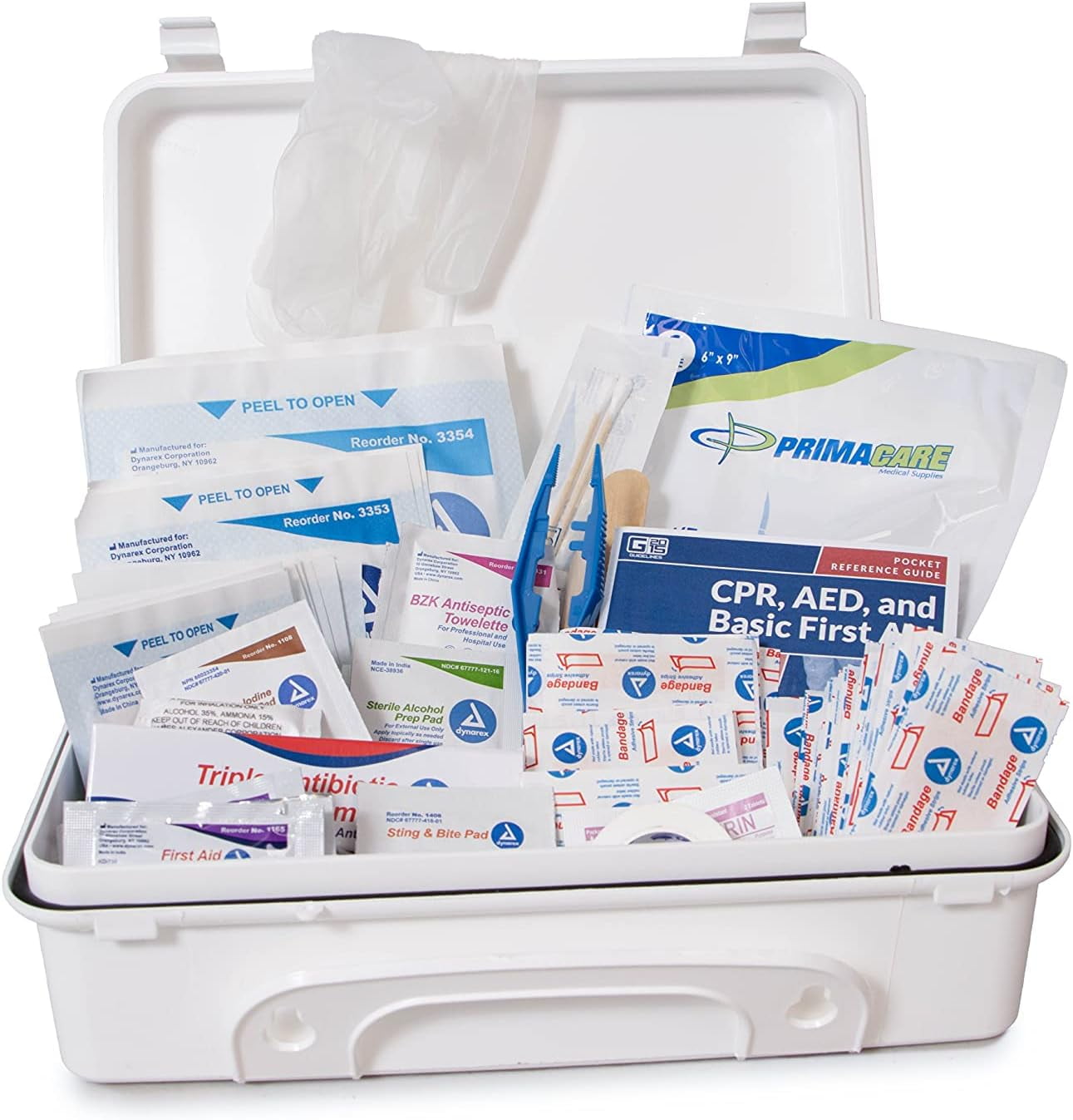 Primacare KC-25PM 25 Person Medium Emergency Preparedness First Aid Kit for Home, School and Office, Wall Mounted