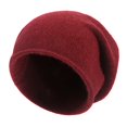 thumbnail image 2 of Eoperou Women Winter Hat Knitted Elastic Thick Warm Soft Cold Resistant No Brim Beanie Baggy Solid Color Lady Cap, 2 of 8