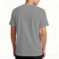 thumbnail image 5 of Couple Matching Cotton T-Shirt Set "Love You Love You More" Grey Crewneck Tees Men-S, 5 of 5