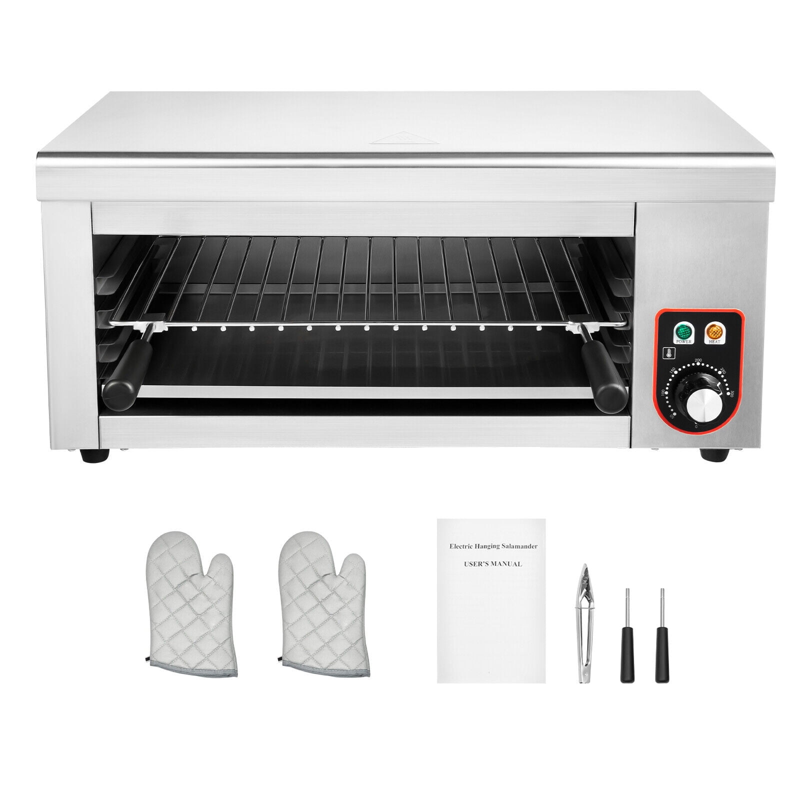 1500W Electric Cheese Melter with Adjustable Grill, Fast Heating, Toaster for Household 110V