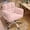 Light Pink, variant on Romorgniz Adjustable Office Chair with Wheels, Soft-Touch Upholstered Desk Chair with Side Pockets, Ergonomic Vanity Chair for Bedroom, Home Office, Pink