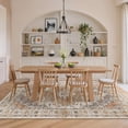 thumbnail image 3 of Roxstand 6x9 Area Rugs for Living Room, Vintage Medallion Washable Rug, Stain Resistant Non Slip Carpet for Bedroom Dining Room Office, Turmeric, 3 of 11