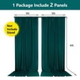 thumbnail image 2 of Cortinas con telón de fondo MYSKY HOME, color verde, 3 m x 2,4 m, para eventos, 2 of 9