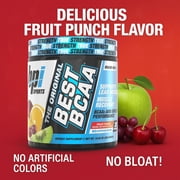 BPI Sports Best BCAA Powder, Fruit Punch, 10.58 oz, 30 Servings, Amino Acids for Muscle Recovery