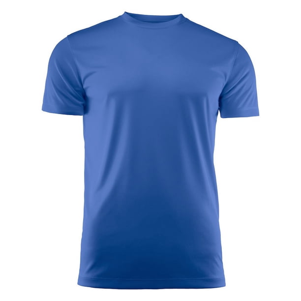 Printer RED - Camiseta Run Activo para Hombre (Azul)
