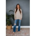 thumbnail image 2 of Leland Sweater - Taupe, 2 of 7