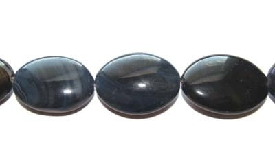 Black Agate Onyx Gemstone Faceted Oval Beads For Jewelry Making Free Shipping 15 