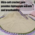 thumbnail image 5 of Tingzi Crochet Bouquet of Flowers, DIY Handmade Rose Blanket, Rose Bouquet Blanket Handmade, Flower Bouquet Throw Blanket, Crocheted Roses Blankets, Flower bouquets crocheat, 5 of 5