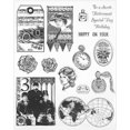 thumbnail image 4 of Sello transparente de goma TPR rectangular, diario artesanal, patrón Retro, accesorios de arte artesanal, 4 of 8