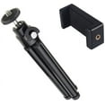 thumbnail image 6 of GearFend Lightweight Mini 5.5" Tripod with Extendable Legs Smartphone Mount for Smartphone Tripod Mount for All iPhones, Samsung Phones and Most Mobile Phones Plus Microfiber Cloth, 6 of 6