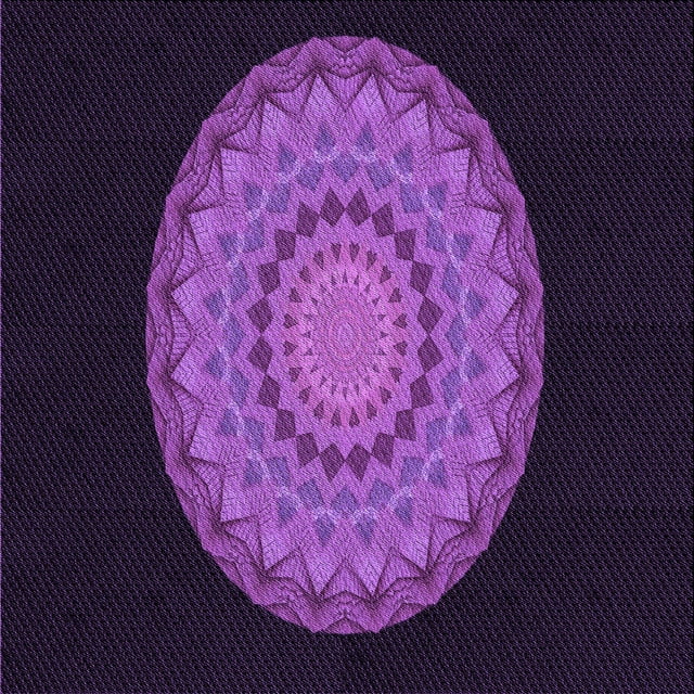 Ahgly Company Machine Washable Indoor Square Transitional Dark Orchid Purple Area Rugs, 4' Square