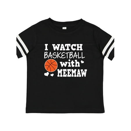 

Inktastic I Watch Basketball with Meemaw Gift Toddler Boy Girl T-Shirt