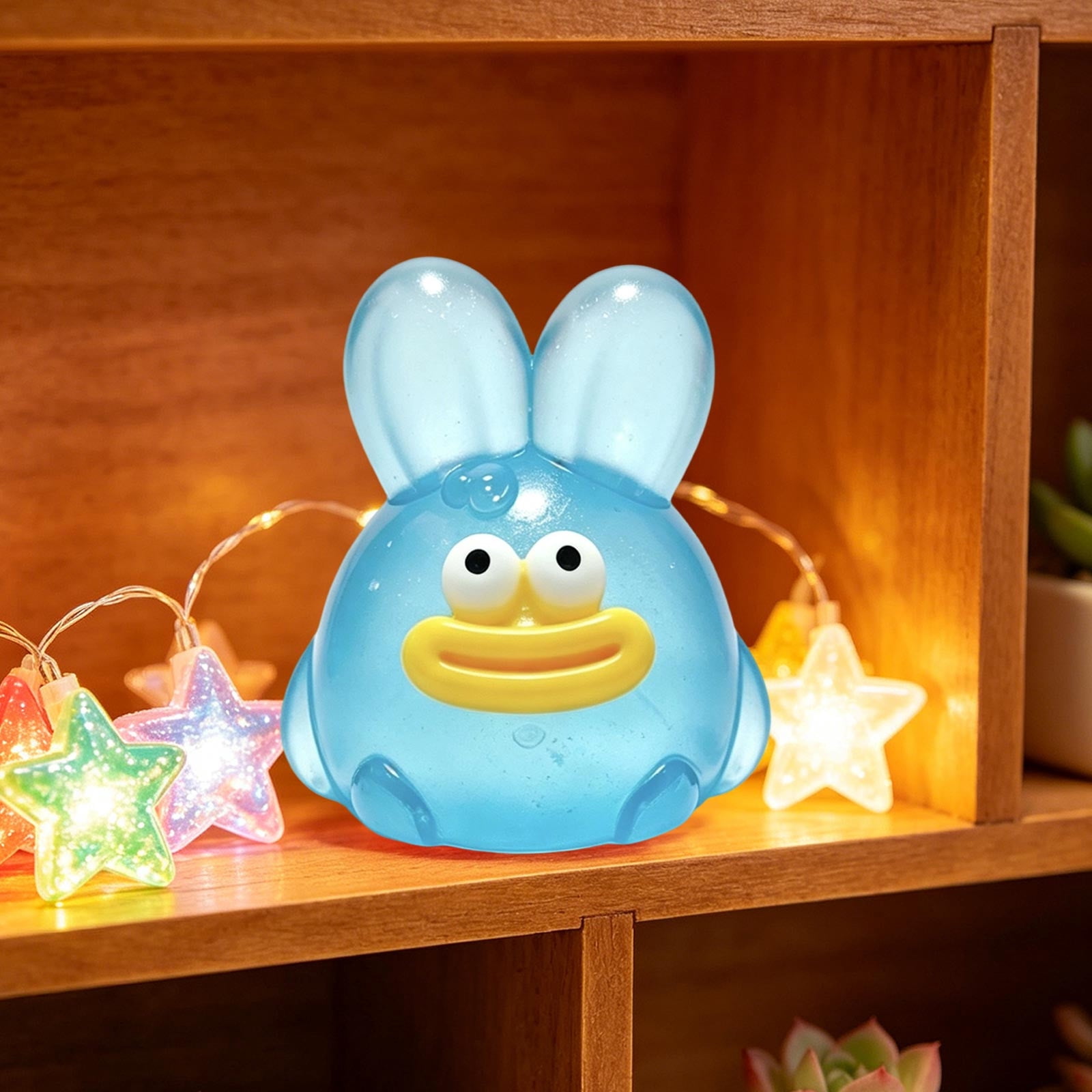 Sktrjpolfis Yellow Squeezable Big Mouth Bunny Ornament