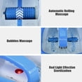 thumbnail image 3 of Topbuy Portable Foot Spa Bath Massager Feet Tub with Automatic Massage Rollers Blue, 3 of 7