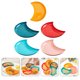 thumbnail image 5 of ColoMX 5 Unids Plástico Crescent Fruit Bandería Snack Plato Alimento Placa de Sirviendo Color Mixto, 5 of 8