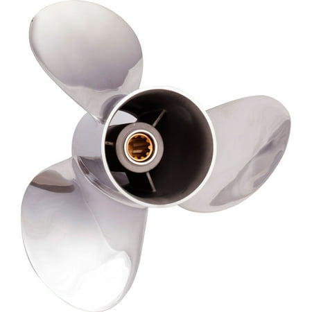 UPC: 0824375010026 | Solas 3231-101-13 Saturn Stainless Steel 3-Blade Boat Propeller – RH  10.13 In. Diameter x 13 In. Pitch