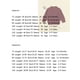 thumbnail image 4 of Niño pequeño bebé niña niño suéter de punto blusa jersey sudadera cálido cuello redondo camisetas de manga larga XBTCLXEBCO 12-24 meses, Rojo, 4 of 6