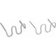 thumbnail image 1 of 1000 piezas Agrafes Chaudes 0,6 mm/0,8 mm en Acier Inoxydable, Wave Style Agrafe pour Soudure Plastique pour Réparation de Pare-Chocs de Voiture, 1 of 5