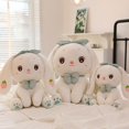 thumbnail image 2 of Cartoon/ Cute/ Rabbit Plush Toy/ Long-Eared White Rabbit Doll with Collar Tie and Hair Clip/ Children's Birthday GiftWhite55cm Deng Xun unisex, 2 of 2