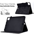 thumbnail image 4 of Decase Tablet Shell for iPad 8th Generation Case 2020/ iPad 7th Generation (iPad 10.2 Inch 2019) /iPad Air 3 /iPad Pro 10.5 Cute Tree Embossed Pattern Shockproof Ultra Slim Cover,Black, 4 of 4