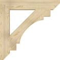 thumbnail image 3 of Ekena Millwork 6"W x 38"D x 38"H Merced Slat Rough Sawn Bracket, Douglas Fir, 3 of 4