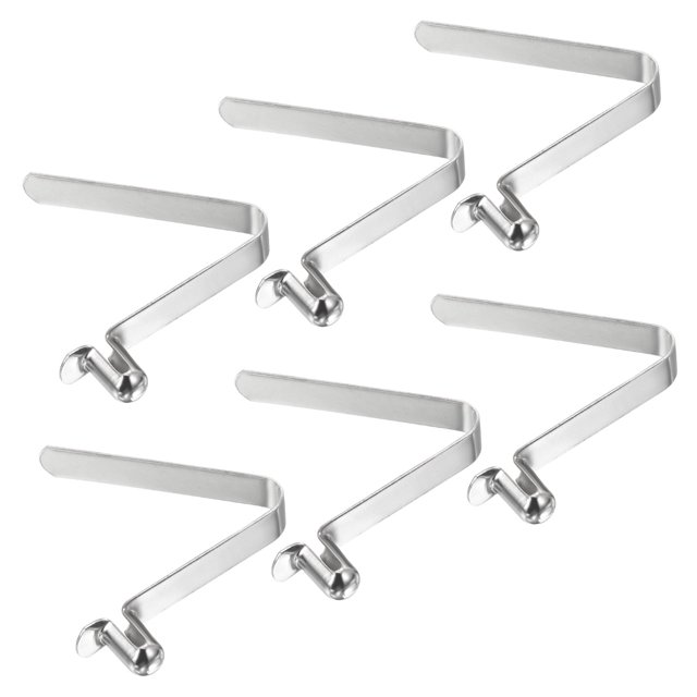 Unique Bargains 8.5x5.5mm Kayak Paddle Snaps, Hollow Button Single Pin Lock Tube Spring Clips for Tent Pole, 6 Pack
