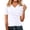 White, variant on Kelon Womens Summer Short Sleeve V Neck 2026 Summer Casual Basic Workout Clothes Business Casual Office Top, S