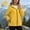 Yellow, variant on Sentmoon Light Jacket Waterproof Windproof Hooded Neck Womens Fall Jackets 2026 Long Sleeve with Zipper Fall Coats for Travel Golf Hiking