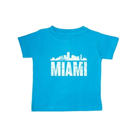 

Inktastic Miami Skyline Grunge Gift Baby Boy or Baby Girl T-Shirt