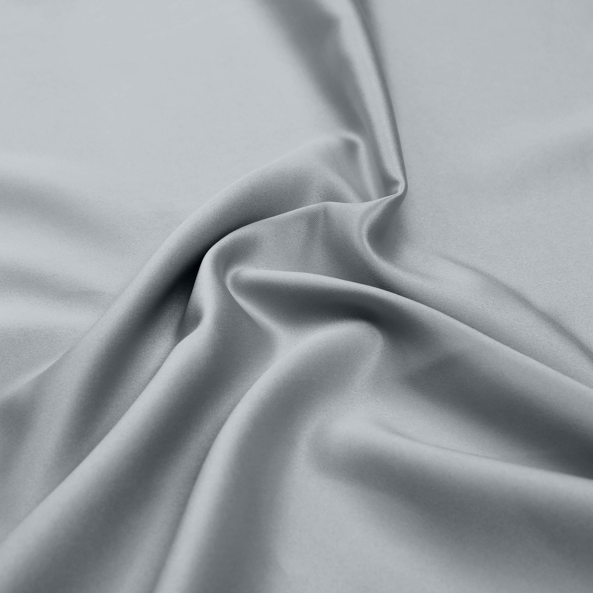Unique Bargains Satin Pillow Case Cooling Pillowcases with Envelope Closure Queen Gray