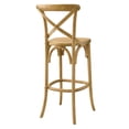 thumbnail image 3 of Modway Gear 43.5" Modern Style Elm Wood Bar Stool in Natural Finish, 3 of 10