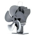 thumbnail image 3 of 5B1adesFireplace Fan Upgrade Heat Powered Fan Quiet with Stove Thermometer, 3 of 8