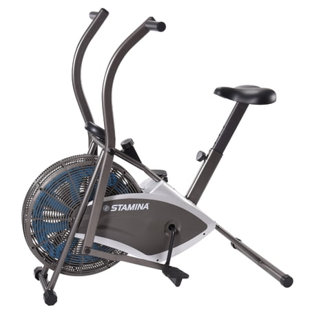 Stamina Air Resistance Upright Exercise Bike  15  Stride Length  250 lb. Weight Limit