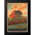 thumbnail image 2 of Vintage Apple Collection 18x24 Black Modern Framed Museum Art Print Titled - Italy Paestum, 2 of 5